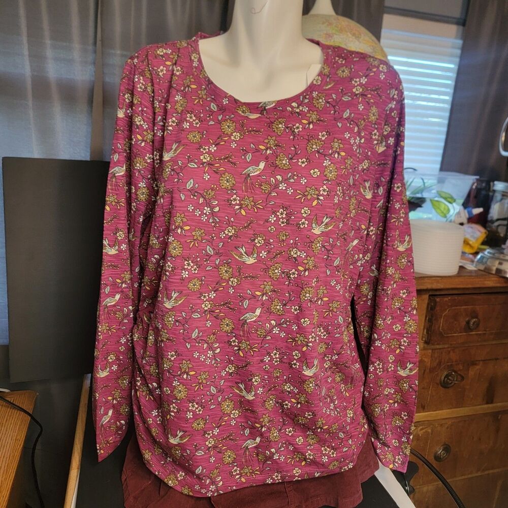 Wonderly Women's Floral Casual Top Size XXLarge